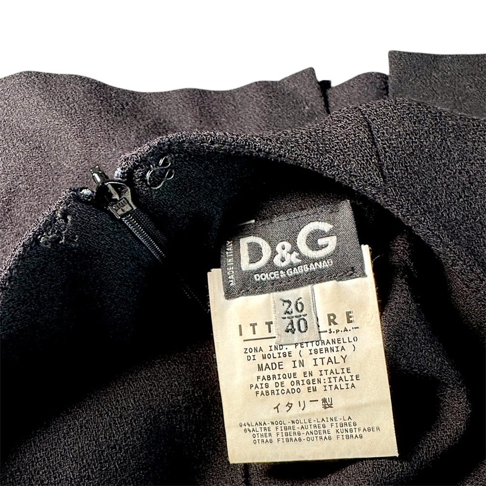 Dolce & Gabbana Sleek Black Slip Midi Dress - Picture 9 of 9